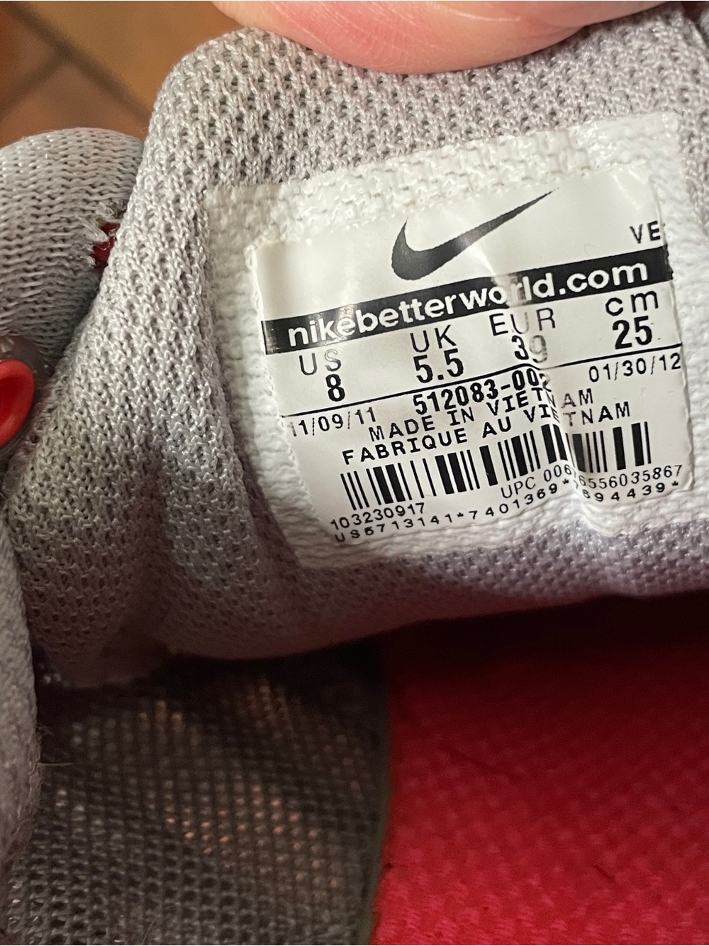 Nike Air Relentless 2 Running Shoe - Picture 7 of 8